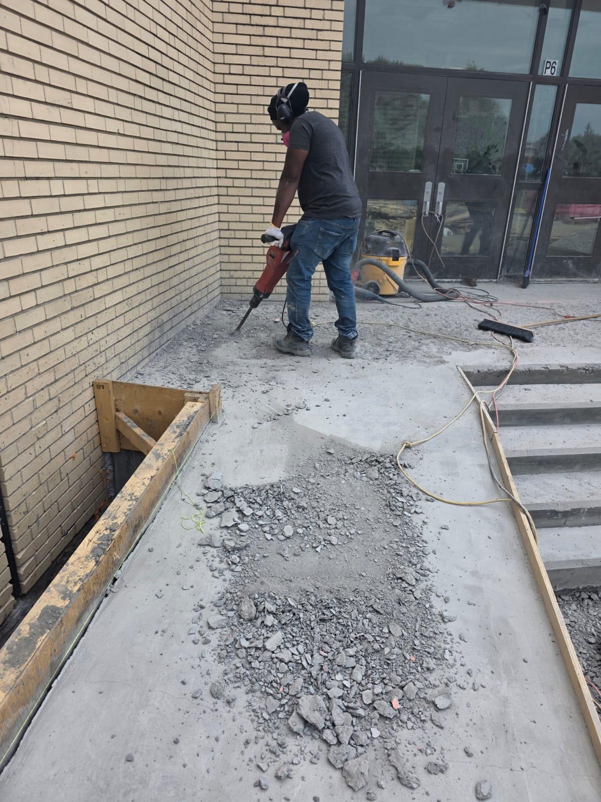 Service de réparation de plancher de béton